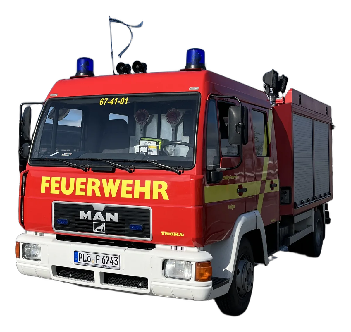 TSF-W der Freiwilligen Feuerwehr Honigsee, Funkrufname Florian Plön 67/41/01
